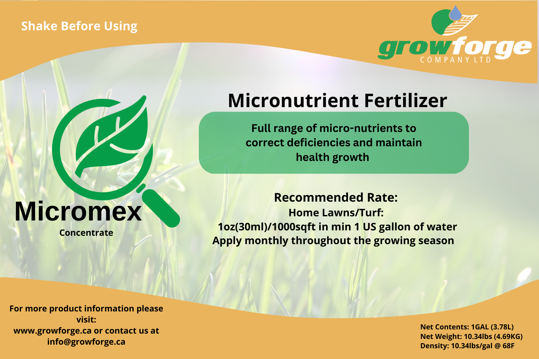 *Micromex* - 1 gallon - Growforge