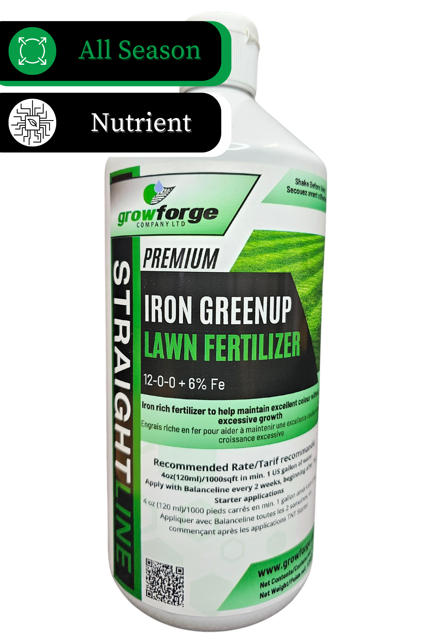 *#3 - Straightline Liquid Iron for Lawns* - Growforge