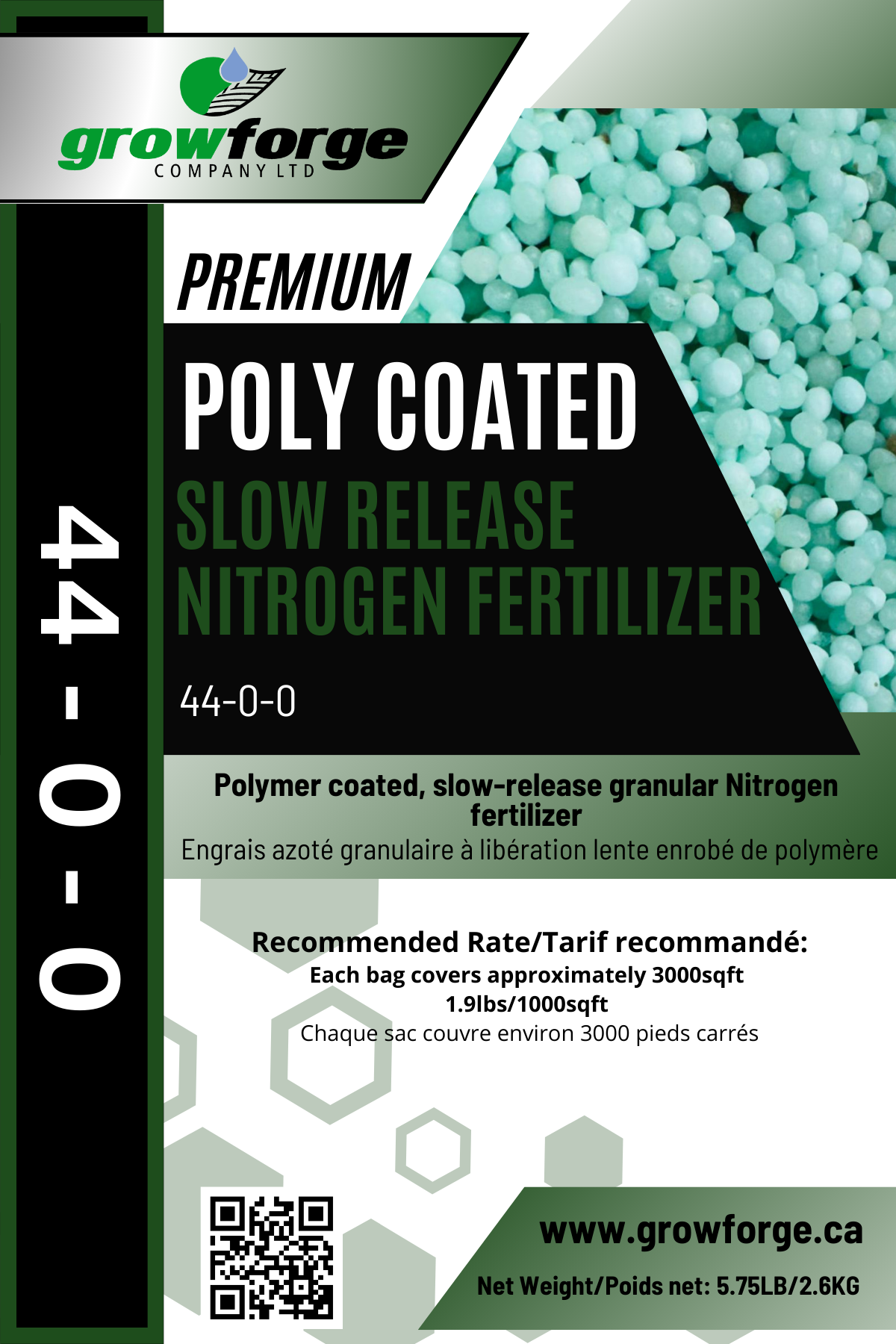 Poly-Coated Slow Release Urea 44-0-0 5.75lb
