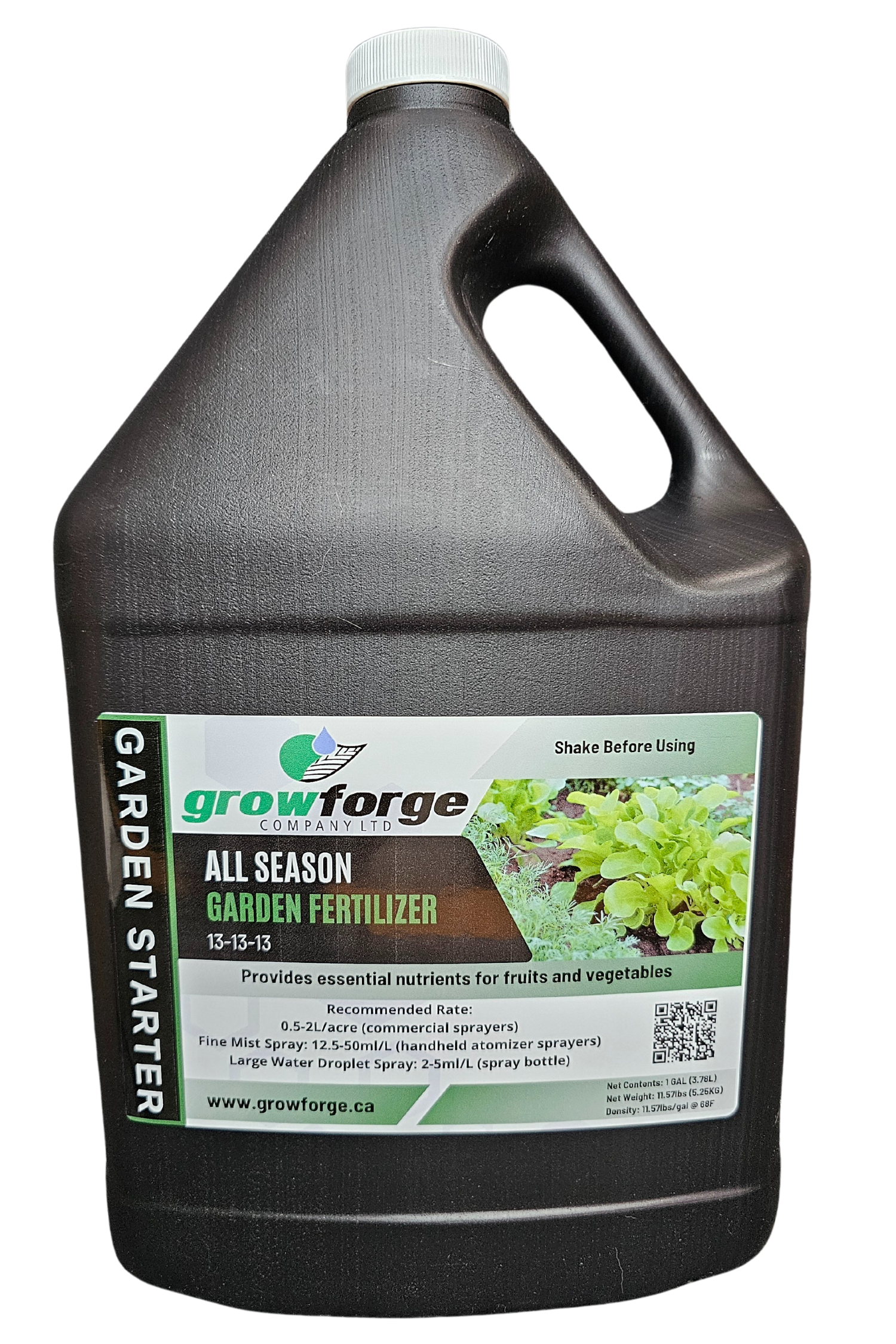 Garden Starter (13-13-13 + Micros) - 1 gallon - Growforge
